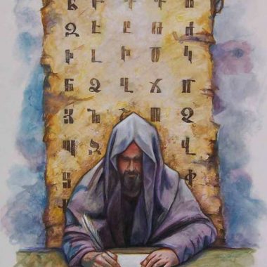 Mesrop Mashtots the creator of armenian alphabet